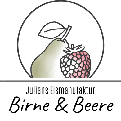 Logo von Julians Eismanufaktur Birne und Beere
